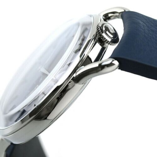 Emporio Armani Aviator Quartz Blue Dial Blue Leather Strap Watch For Men - AR11335 - Image 8